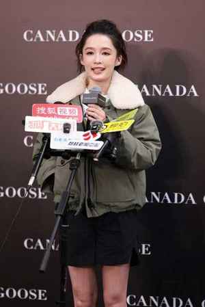 李沁Canada Goose 加拿大鹅南京德基广场精品店品牌线下活动